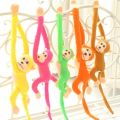 New Color Long Arm Monkey Plush Stuffed Doll Kids Cute Animal Plush Toys Creative Curtain Doll Hanging Monkey Decorative Gifts Honoria. 