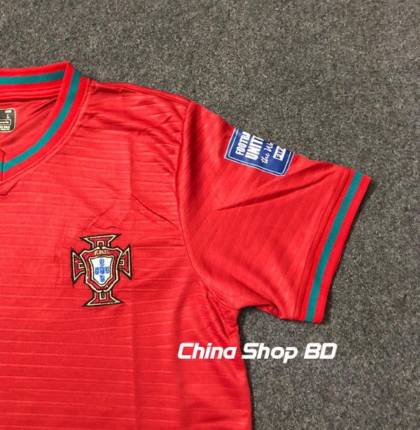Portugal%20Home%202026%20World%20cup%20Half%20Sleeve%20premium%20National%20Team%20Football%20Jersey%20(Logo%20Embroidery)%20-%20Image%203