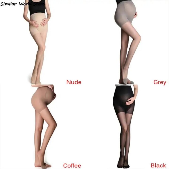 Adjustable%20High%20Elastic%20Leggings%20ummer%20Maternity%20Pregnant%20Women%20Pregnancy%20Pantyhose%20Ultra%20ThinTights%20Stockings%20-%20Image%203