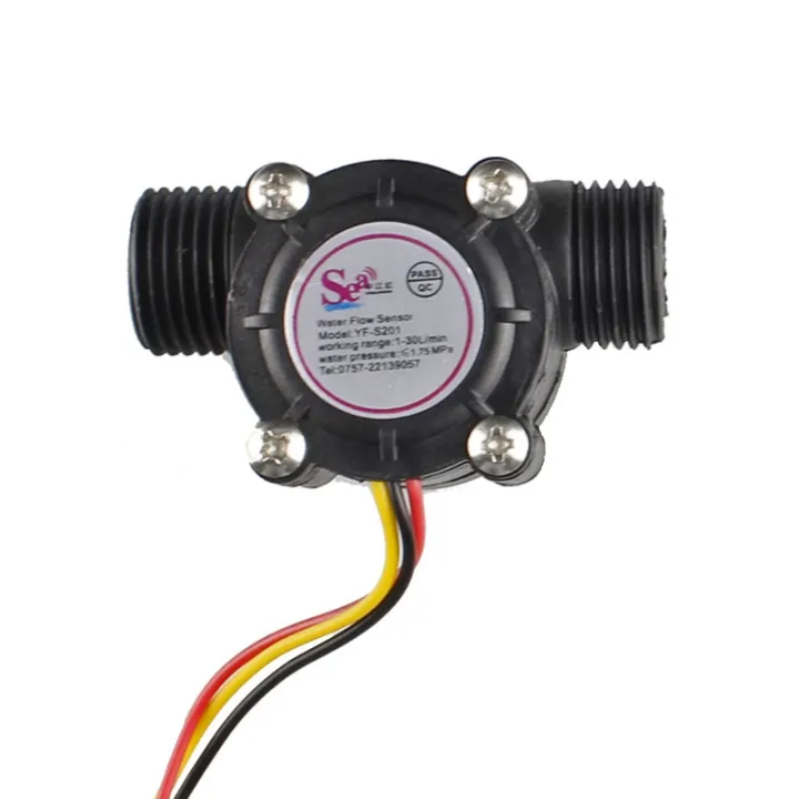 G1/2%E2%80%B3%20Water%20Flow%20Sensor%20Water%20Flow%20Micro-Hydro%20Generator%20DC%205V%2012V%2024V%20Water%20Turbine%20G1/2%E2%80%B3%20Inch%20Water%20Flow%20Sensor%20Switch%20High%20Precision%20Flow%20Meter%20Liquid%20Automatic%20Water%20Dispenser%20-%20Image%202