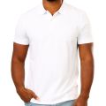 White Polo Shirt - Polo Collar Neck Sports - Causal Cotton T-Shirt for Men and Boys. 