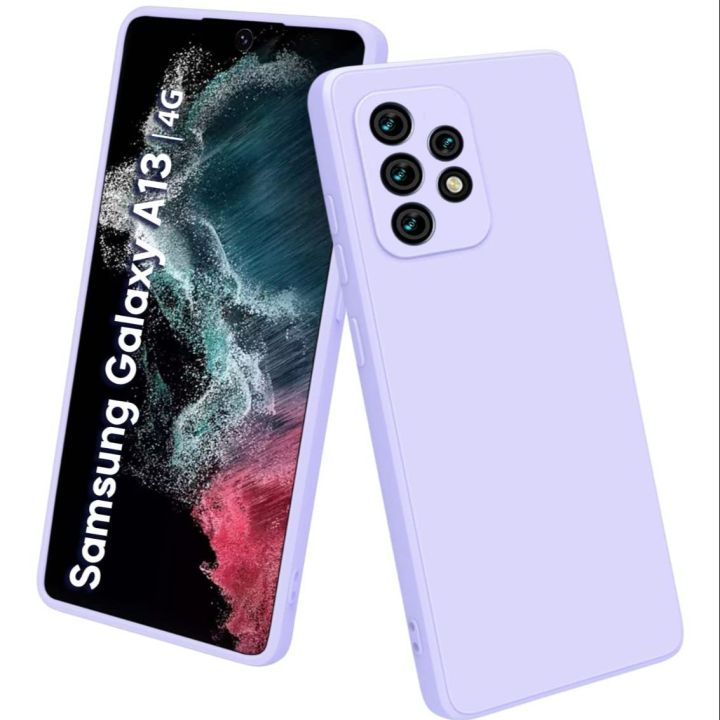 Back Case Cover for Samsung Galaxy A13 (Hybrid Crystal Clear Camera  Protect Airbag Design All Side Protection) - Transparent Black