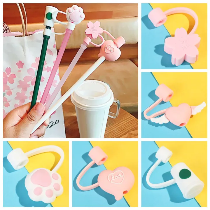 YANL%20MALL%201pcs%20Creative%20Reusable%20Airtight%20Straw%20Tips%20Drinking%20Dust%20Cap%20Cartoon%20Plugs%20Cover%20Silicone%20Straw%20Plug%20Cup%20Accessories%20-%20Image%209