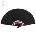 Folding Fan Anti-ben 10 Inches Faux Silk Cloth Handheld Chinese Fan. 
