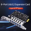 PCIE To USB Controller Card-1 * PCIE Adapter Card-black.