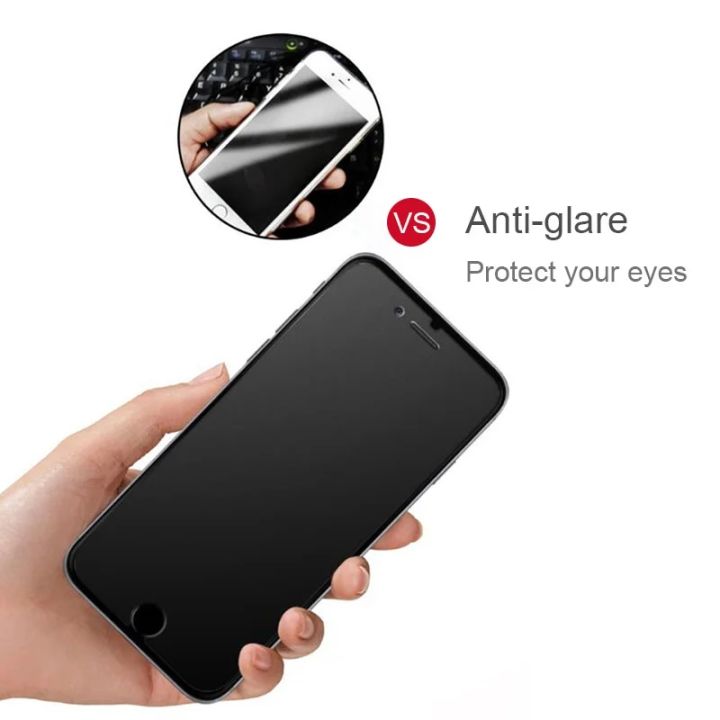 Matte%20Frosted%20Tempered%20Glass%20Screen%20Protector%20for%20Iphone%2015%2014%2013%2012%20X%20XR%20XS%2011%20Pro%20Max%20Mini%208%207%20Plus%206S%205%20SE%20Protective%20Film%20-%20Image%204