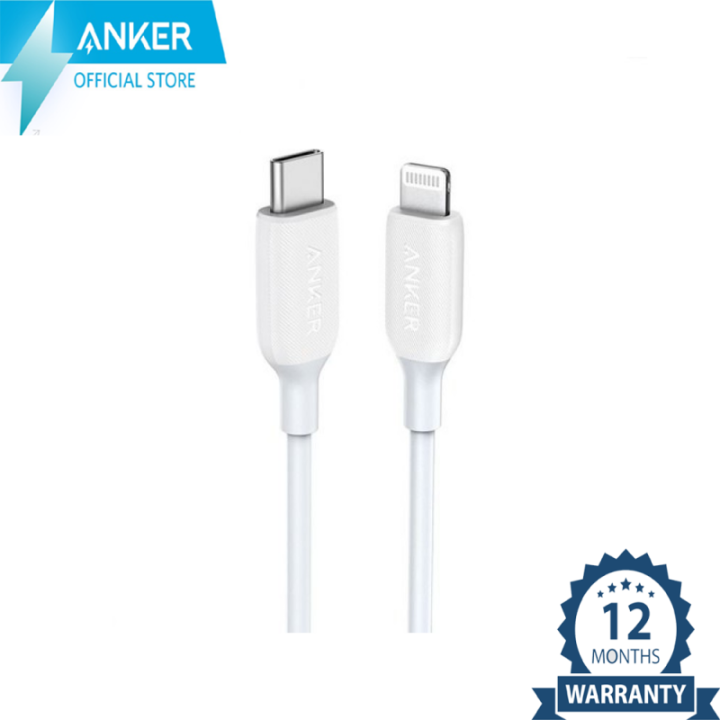 Anker 20w USB-C to Lightning Cable 3ft for iPhone Data Line MFi Certified