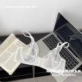 Ultra-Thin Mesh Sexy Underwear for Women Breasts Contracting Anti-Sagging Breast Holding Soft Steel Ring Seamless Hot Bra.