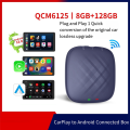Android 13 CarPlay Tv Box QCM6125 8-Cores Wireless CarPlay/Android Auto Support FOTA Upgrade Wifi BLE.