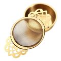 Stainless Steel Tea Strainer with Drip Bowl Easy Clean Loose Leaf Hanging Infuser Filter Kitchen Tool.