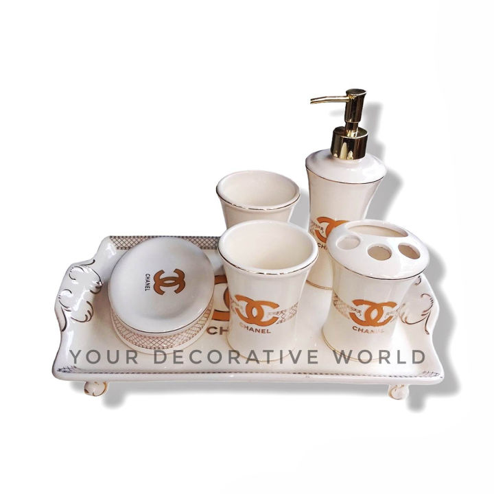 hand wash set with tray