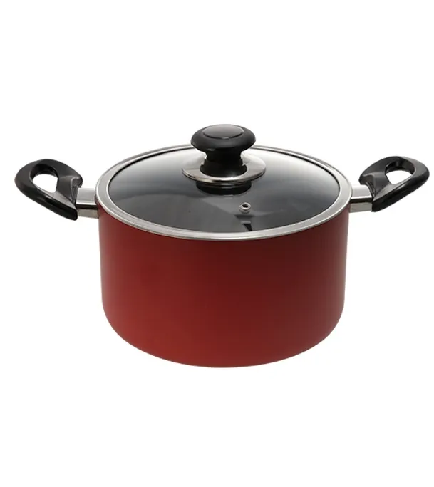 Topper%20Nonstick%20Glamour%20Casserole%20With%20Lid%20(Red)%2028%20Cm%20805608%20-%20Image%202