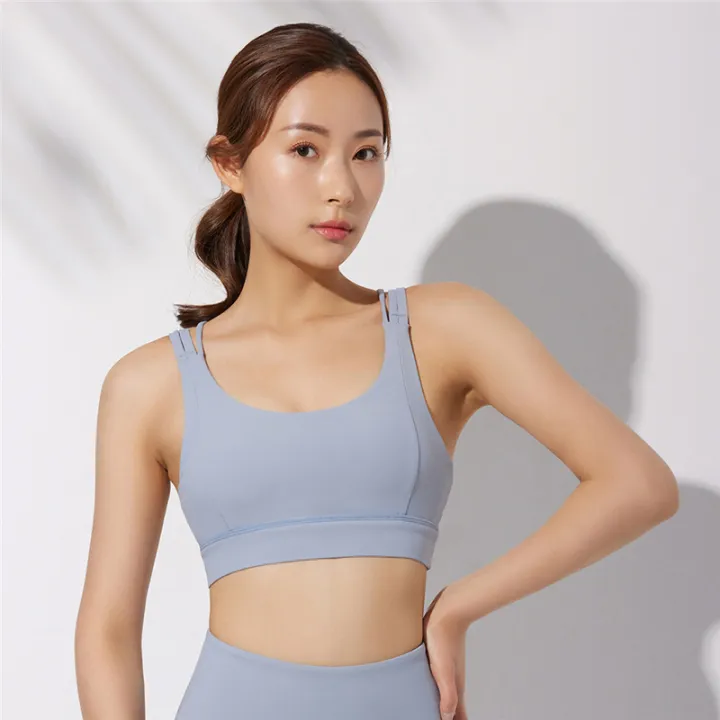 Fitness%20Running%20Tube%20Top%20Yu%20Sports%20Underwear%20Women%20Sexy%20Beauty%20Back%20GA%20Vest%20Cross%20Spaghetti%20Straps%20Shockproof%20Bra%20-%20Image%204
