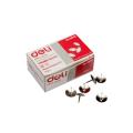 Deli Thumb Tack Nickel Plated 100 Pcs Box.