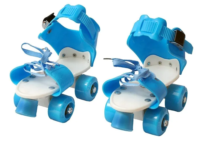 Children%20Adjustable%20Double%20Row%20Skating%20Patins%20Four%20Wheels%20Skates%20Shoes%20Children%20Gifts%20Size%2025-32%20(Blue)%20-%20Image%204