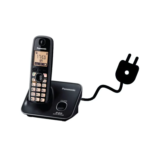Panasonic%20KX-TG-3711%20Cordless%20Phone%20-%20Black%20-%20Image%205