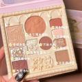 Makeup Sets Lace Vintage Angel Glitter Eyeshadow Palette with Mirror Make Up Kit Highlight Blush Make Up Set for Women.