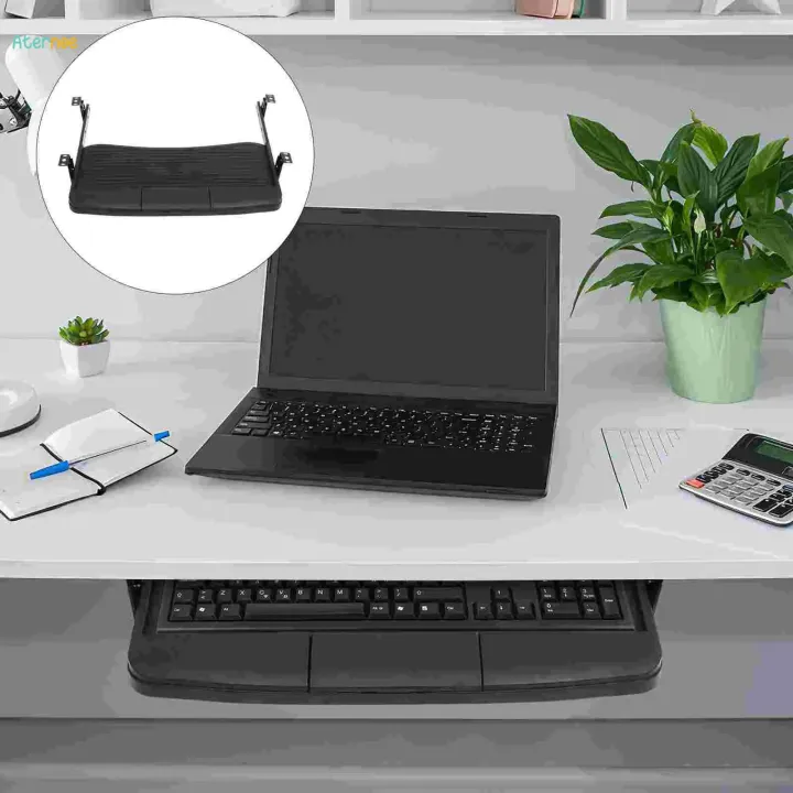 Keyboard Drawer under Desk Computer Keyboard Tray Computer Keyboard Slide Side Mount Desk Drawer