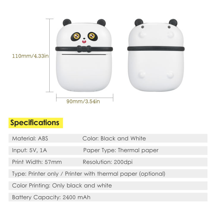 HXSJ%20Mini%20Portable%20%20Thermal%20Printer%2057mm%20Direct%20Thermal%20Printer%20200%20dpi%20Photo%20Note%20Ticket%20Barcode%20Label%20Printer%20Compatible%20with%20Android%20iOS%20and%2057mm*30mm%20Thermal%20Paper%201%20Roll%20Printer%20Paper%20for%20Any%20Direct%20Thermal%20Printer%20-%20Image%209