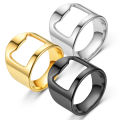 Men Bottle Opener Rings -Stainless Steel Finger Ring -Ring-shape Bottle Cap Opening Remover Tools. 