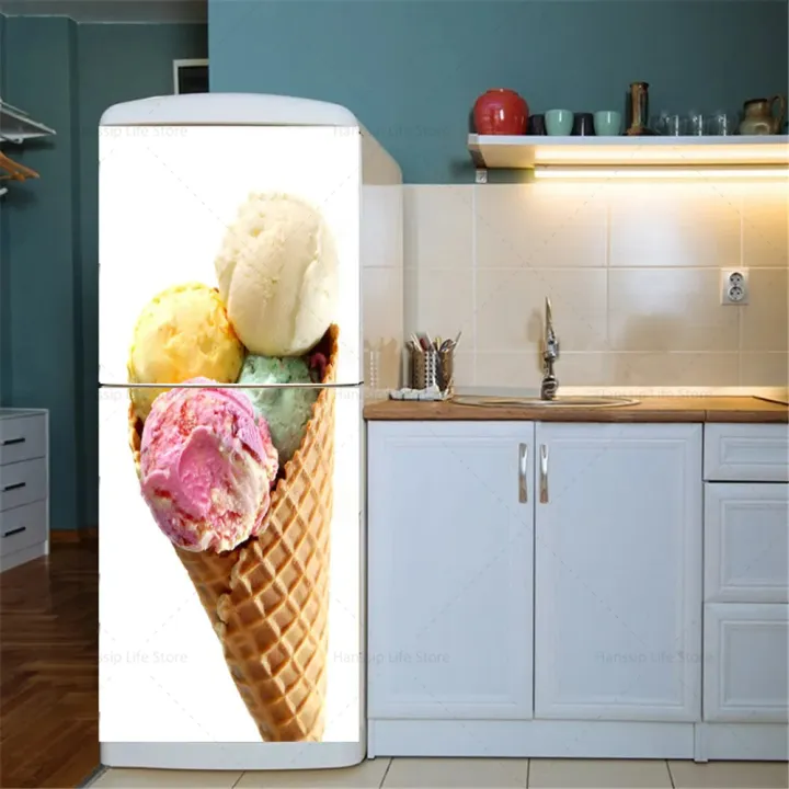 Ice%20Cream%20Printed%20Refrigerator%20Door%20Mural%20Stickers%20Wateproof%20PVC%20Customized%20Door%20Wallpaper%20Fridge%20Cabinet%20Wall%20Art%20Sticker%20-%20Image%203