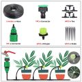 5-50m Garden Automatic 4/7mm Hose Green Micro Drip Irrigation System Spray 1/4'' Planting Self-Watering Kit Adjustable Dripper.