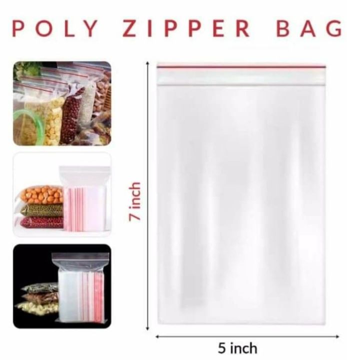 Zip/Zipper%20Lock%20Poly%20Bag-%205%20x%207%20inch%20Pack%20of%2025%20Piece%20-%20Image%202
