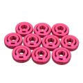 Conventional Suleve M5AN2 M5 10Pcs Aluminum Alloy Multi Color Manual knurled Thumb Screw Nuts Spacer Gasket Washer. 