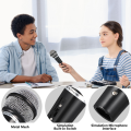 Microphone Kids Prop Play Pretend Costume Mic Plastic Karaoke Props Childrens Cosplay Toddler Wireless News Reporter.