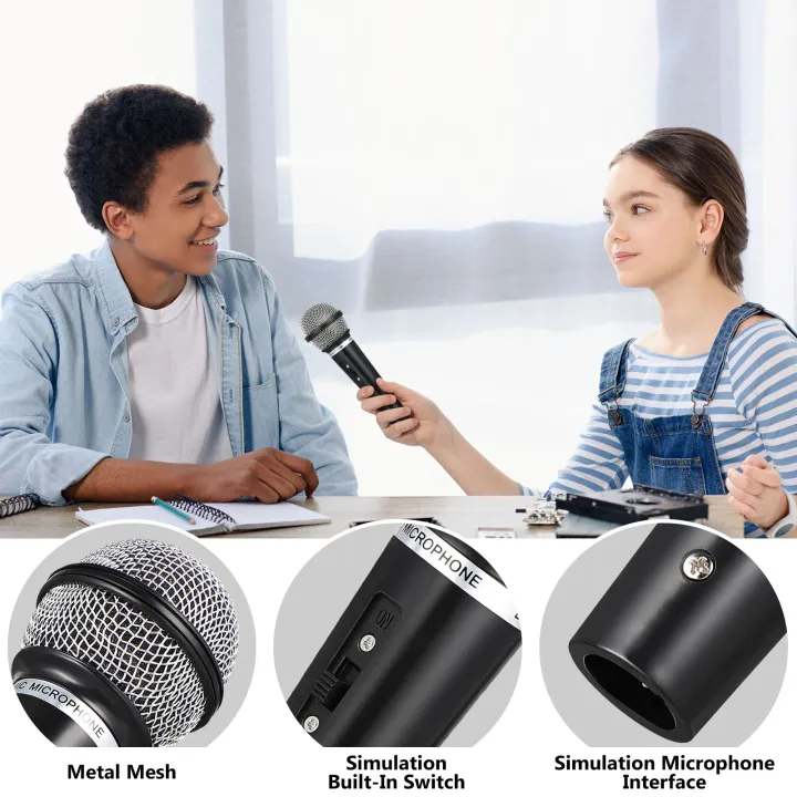 Microphone%20Kids%20Prop%20Play%20Pretend%20Costume%20Mic%20Plastic%20Karaoke%20Props%20Childrens%20Cosplay%20Toddler%20Wireless%20News%20Reporter%20-%20Image%205
