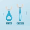 Kids Toothbrush Infant U Shape Toothbrush Berus Gigi Kanak Baby With Soft Bristle Mouth 2-12 Years.