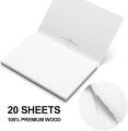 HIMI Watercolor Paper Pad, 5.5X8.5 20 Sheets, Mix Paper Pad, Side Wire Bound, Fine Texture, Watercolor Acrylic Painting Pad, Ink Sketchbook, Art Supplies Drawing Pad.