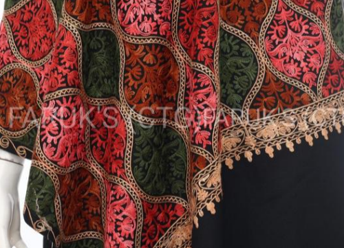 Kashmir%20Poshmina%20Shawl%20Hand%20Knitted%20Soft%20Warm%20Throw%20in%20Natural%20Colors%2022%20X%2070%20Inches%20-%20Image%205