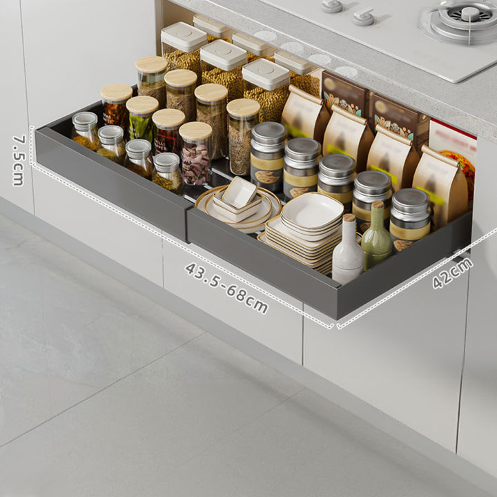 GC%20Pull%20Out%20Cabinet%20Organizer%20Fixed%20With%20Adhesive%20Film,%20Carbon%20Steel%20Slide%20Out%20Drawers,%20Sliding%20Drawers%20Pantry%20Shelf%20For%20Kitchen,%20Living%20Room,Home%20-%20Image%2010