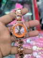 Stylish & Fashionable  Elegant Rhombus Mirror Original Quartz Ladies Watch. 