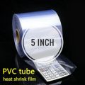 1Kg 0.05mm PVC Heat Shrinkable Tubing Transparent Film Plastic PVC Hot Shrink Film Packaging Tube Package Plastic Supplies Sheet. 