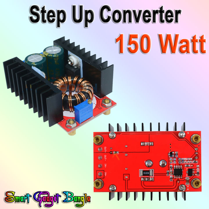 150W Boost Converter DC to DC 10-32V to 12-35V DC to DC Step UP Boost ...