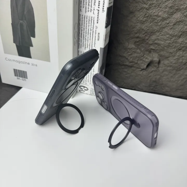 HOCE%20Metal%20Ring%20Stand%20Magnetic%20Cases%20For%20iPhone%2017%2016%2015%2014%2013%2012%2011%20Pro%20Max%20Plus%20MagSafe%20Case%20With%20Lens%20Film%20Protector%20Shockproof%20Frosted%20Back%20Phone%20Cover%20-%20Image%208