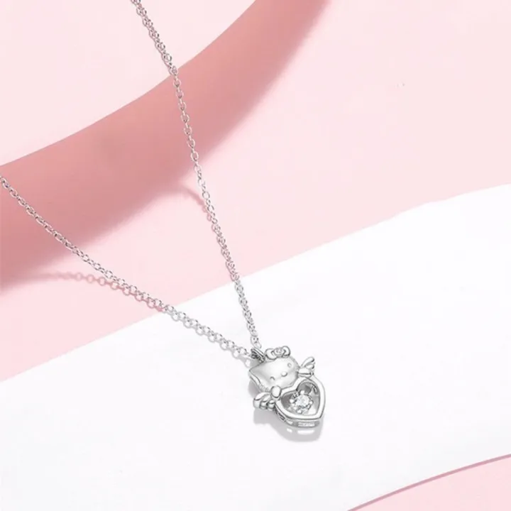 Hellokitty%20necklace%20women's%20light%20luxury%20niche%20cute%20clavicle%20chain%20women's%20girlfriends%20520%20gifts%20for%20girls%20-%20Image%204