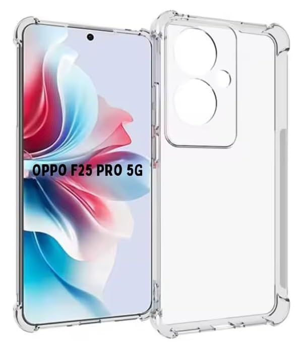 Oppo Reno 11F 5G/Oppo F25 Pro Premium Silicone Case Crystal Clear Soft TPU Ultra-Thin Transparent Flexible Protective Mobile Phone Back Cover