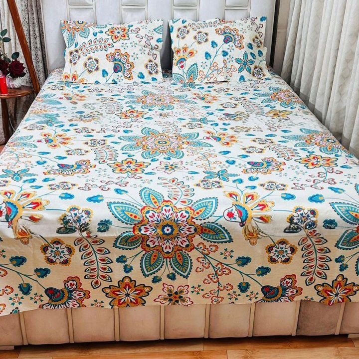 Double%20King%20Size%20Bedsheet%20With%20Two%20Pillow%20Cover%20-%20Bed%20Sheet,%20King%20Size%20Bedsheet,%20Double%20Size%20Bedsheet,%20Bedding%20Set,%20Bedsheet%20-%20Image%202