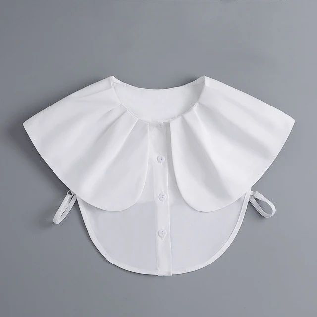 (New)White%20Lapel%20Collar%20Vintage%20Detachable%20shirt%20Collar%20for%20Women%20Bloue%20weater%20Fale%20Collar%20Lapel%20Top%20Neckwear%20Tie%20Acceory%20-%20Image%205