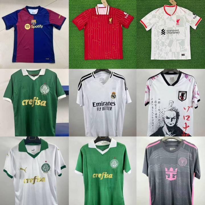 2425 new season club football jersey, adult men's and women's single top, Lierpool, arcelona, Japan jersey, one piece