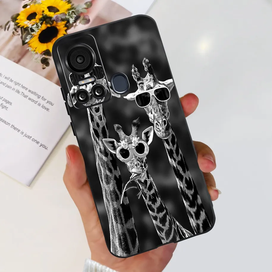 Custodia con motivo estivo compatibile con ITEL Vision 3 + [confezione