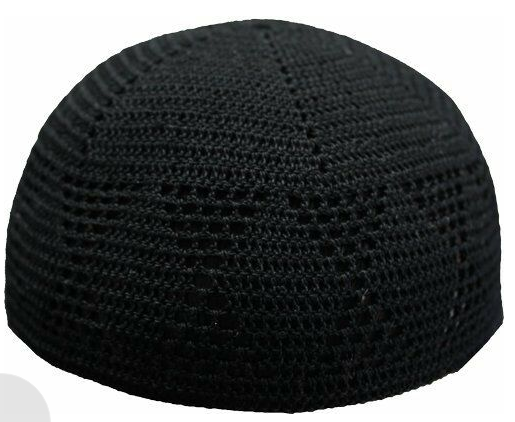 Black%20Tupi%20For%20Men%20Stretch%20Cotton%20Free%20Size%20Islamic%20Prayer%20Cap%20Knitted%20Hat%20-%20Turkey%20-%20Image%202