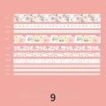 Mr. Paper Light Retro Plant Flowers Washi Tape Set Fresh DIY Handbook Beautiful Sticker Materials Stationery 10rolls/box. 