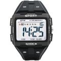 TPW Oversized Digital Watch Big Numbers Easy to Read 5ATM Water Resistant. 