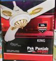 PAK PUNJAB Super Fan 56" Off White Black Gold Made in Pakistan.