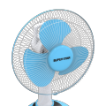 Super Star Rechargeable Table Fan Blue- 12 inch.