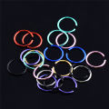 Fashion 40Pcs Colorful Stainless Steel Nose Rings Piercing Lip Hoop Piercing Jewelry New ANLAN.